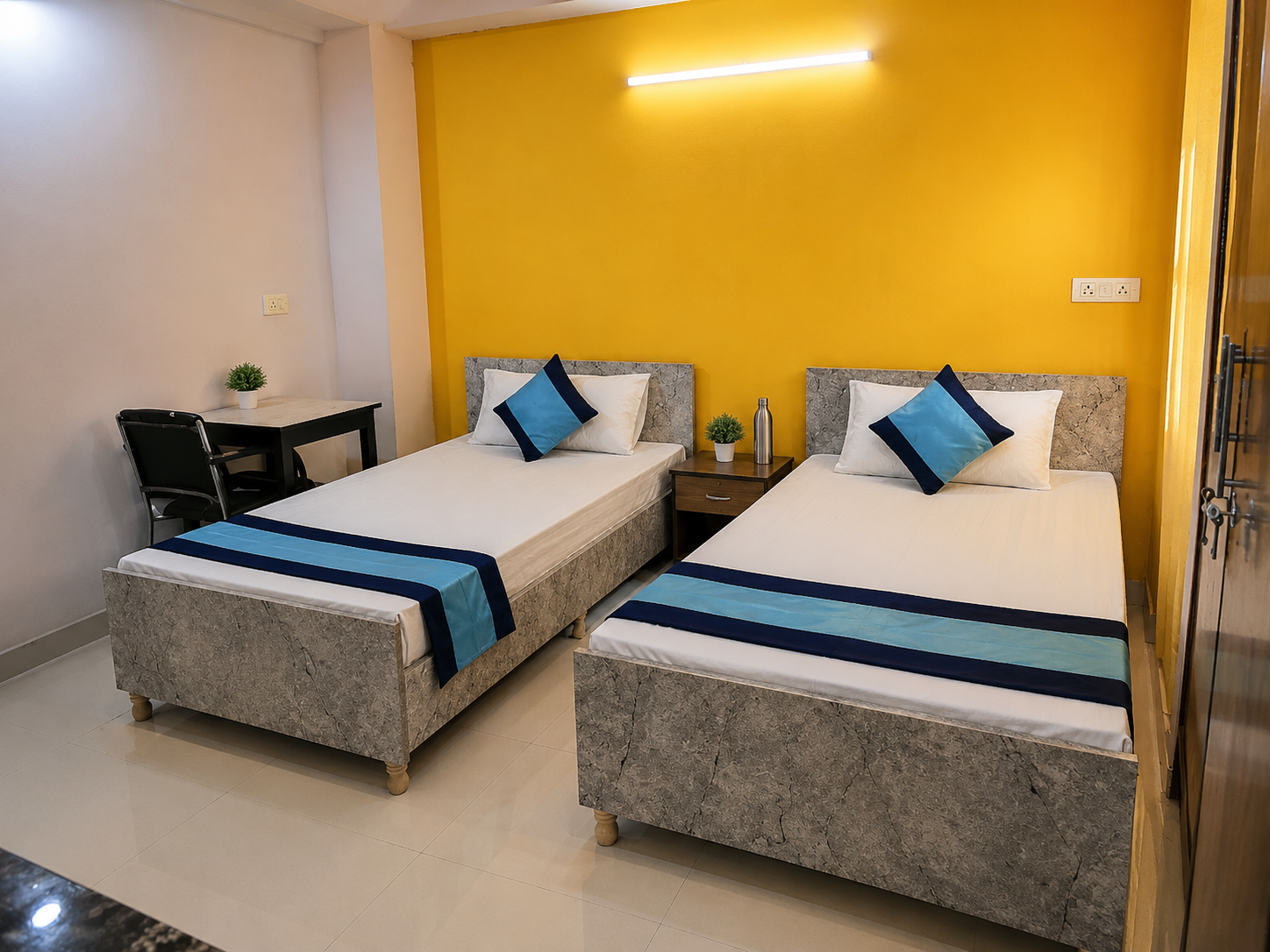 Double Sharing Room Girls PG Mother Touch Homes Noida